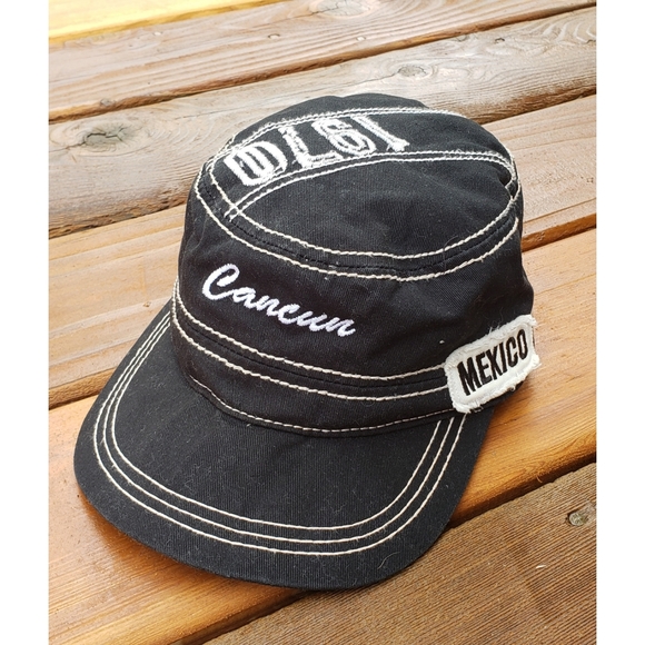 SOLD Vintage Cancun Mexico 1970 Hat - Picture 2 of 10
